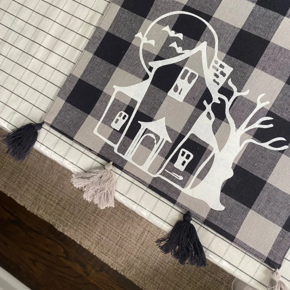 Haunted House Table Runner 36” x 13.5”